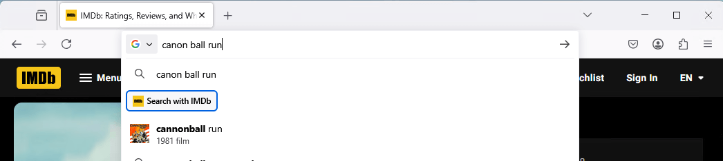 Screenshot of the feature