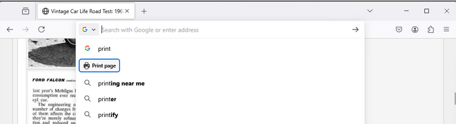 Screenshot of the feature